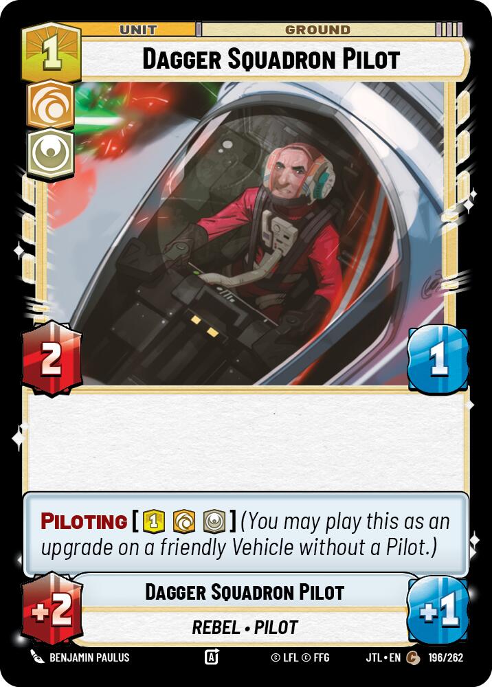 Dagger Squadron Pilot (196/262) (196/257) [Jump to Lightspeed] | Shuffle n Cut Hobbies & Games