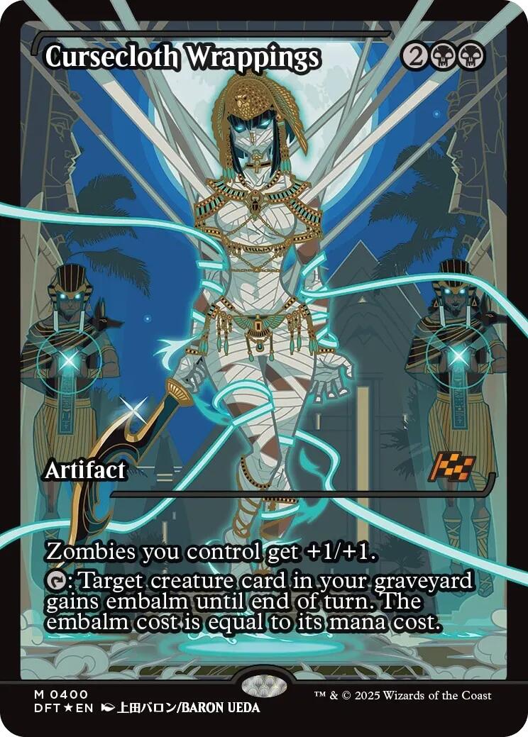 Cursecloth Wrappings (Showcase) (Japanese) [Aetherdrift] | Shuffle n Cut Hobbies & Games