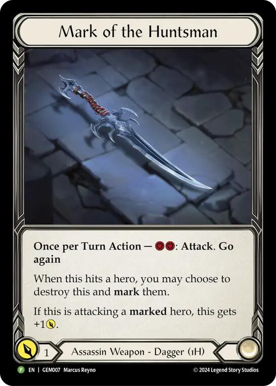 Mark of the Huntsman [GEM007] (GEM Pack 1)  Cold Foil | Shuffle n Cut Hobbies & Games