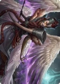 Firja, Judge of Valor Art Card [Kaldheim Art Series] | Shuffle n Cut Hobbies & Games