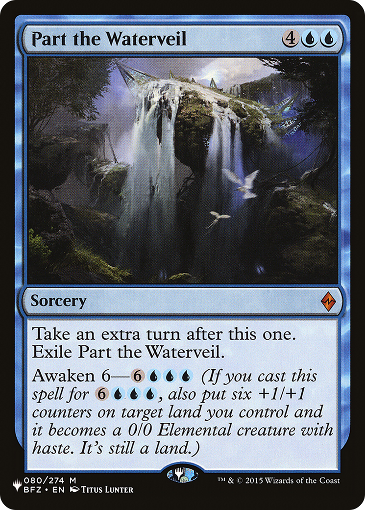 Part the Waterveil [The List] | Shuffle n Cut Hobbies & Games