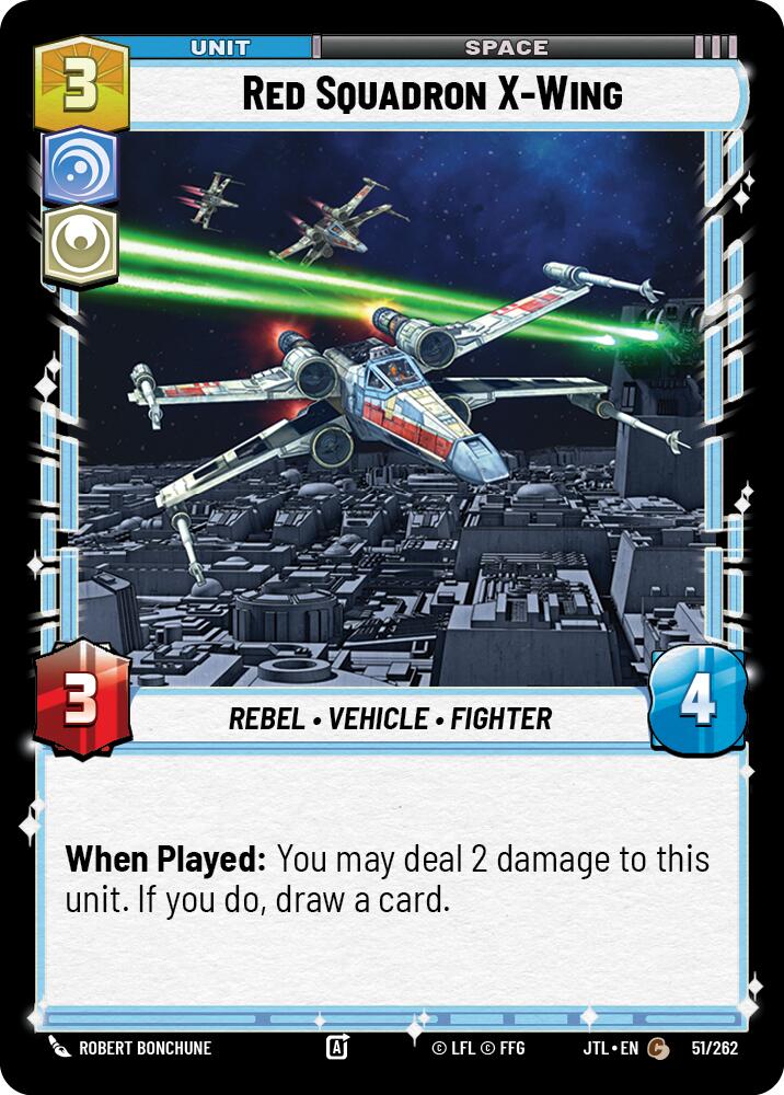 Red Squadron X-Wing (051/262) (051/257) [Jump to Lightspeed] | Shuffle n Cut Hobbies & Games