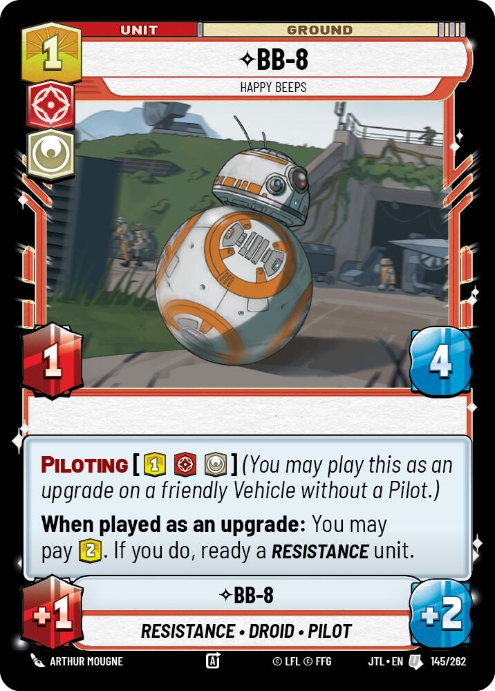 BB-8 - Happy Beeps (145/262) (145/257) [Jump to Lightspeed] | Shuffle n Cut Hobbies & Games