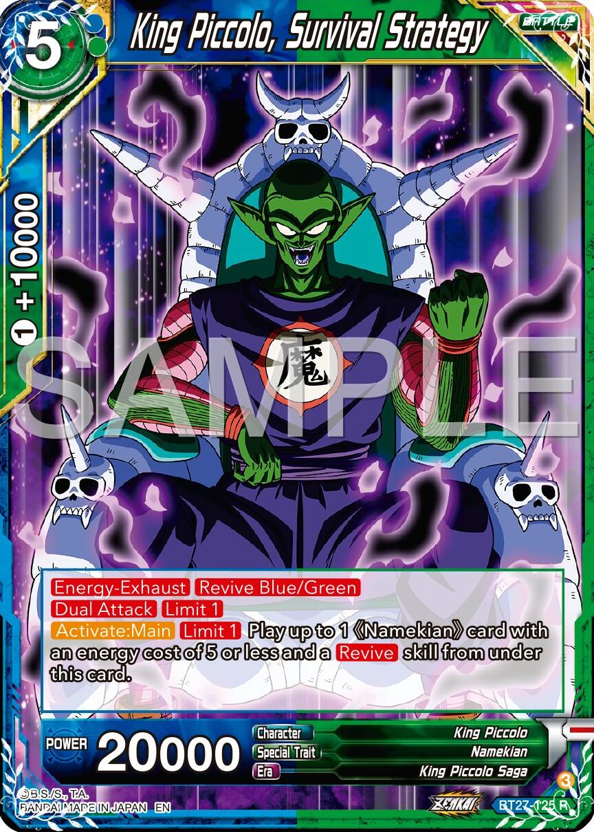 King Piccolo, Survival Strategy (BT27-125) [History of Z] | Shuffle n Cut Hobbies & Games