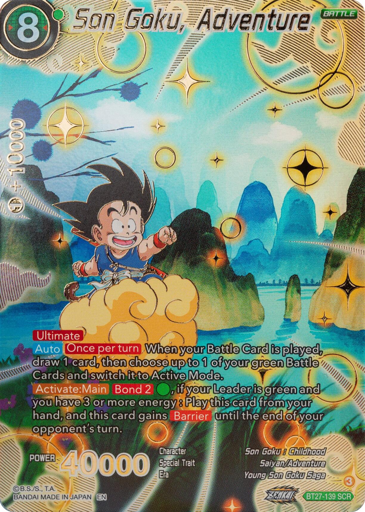 Son Goku, Adventure (BT27-139) [History of Z] | Shuffle n Cut Hobbies & Games