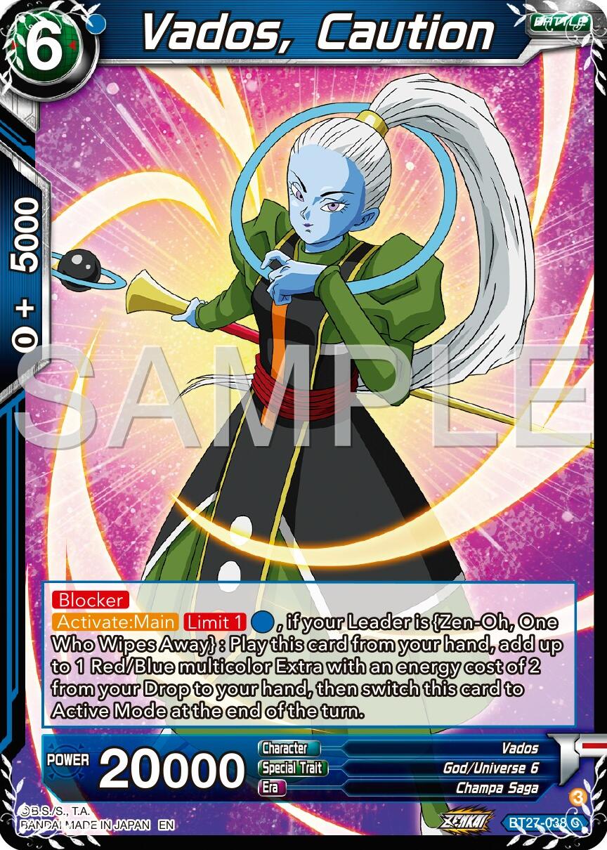 Vados, Caution (BT27-038) [History of Z] | Shuffle n Cut Hobbies & Games