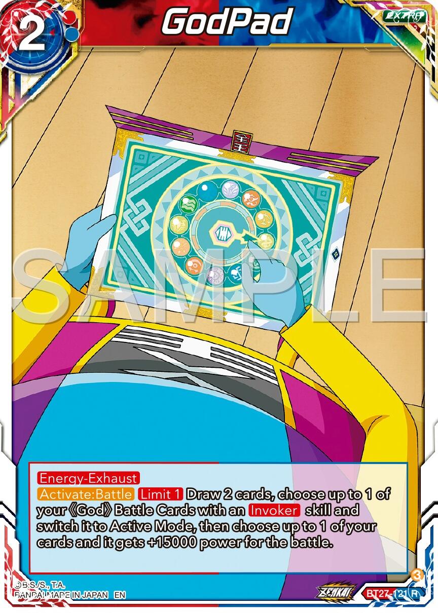 GodPad (BT27-121) [History of Z] | Shuffle n Cut Hobbies & Games