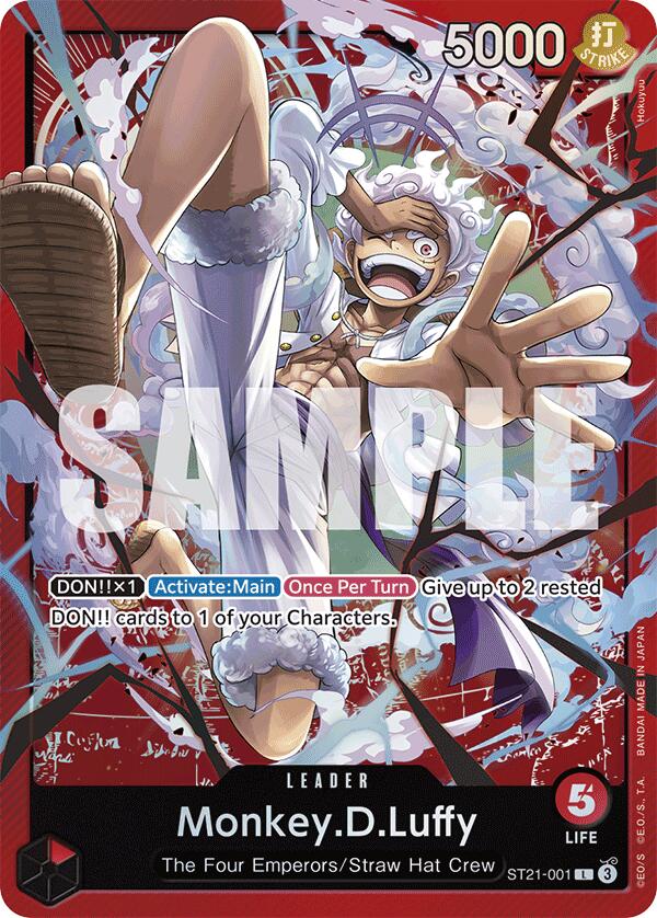 Monkey.D.Luffy [Starter Deck EX: Gear 5] | Shuffle n Cut Hobbies & Games