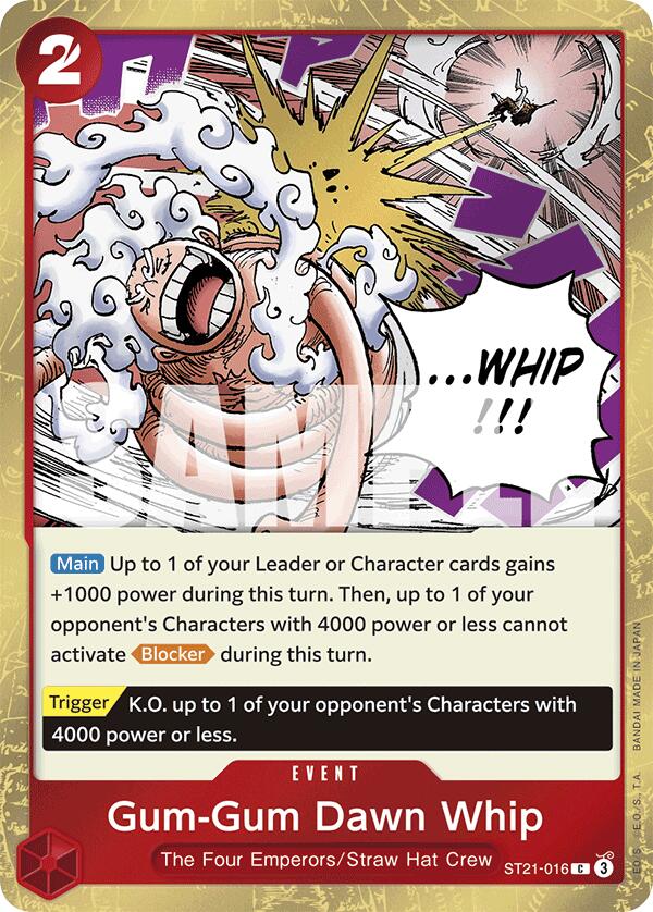 Gum-Gum Dawn Whip [Starter Deck EX: Gear 5] | Shuffle n Cut Hobbies & Games