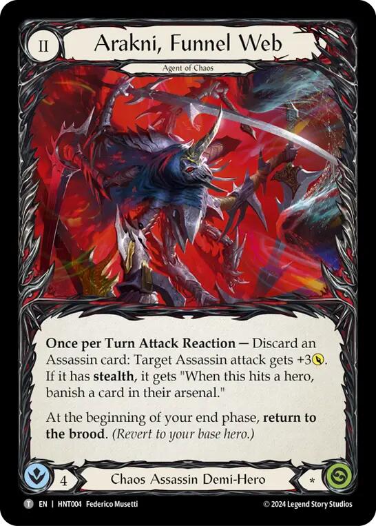 Arakni, Black Widow // Arakni, Funnel Web [HNT003//HNT004] (The Hunted) | Shuffle n Cut Hobbies & Games