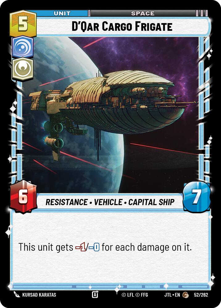 D'Qar Cargo Frigate (52/252) (52/252) [Jump to Lightspeed] | Shuffle n Cut Hobbies & Games
