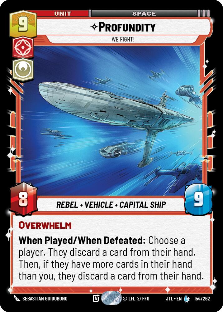Profundity - We Fight! (154/262) (154/257) [Jump to Lightspeed] | Shuffle n Cut Hobbies & Games