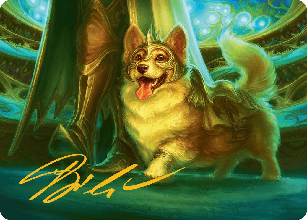 District Mascot Art Card (30/54) (Gold-Stamped Signature) [Aetherdrift Art Series] | Shuffle n Cut Hobbies & Games