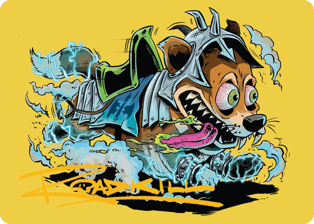 District Mascot Art Card (50/54) (Gold-Stamped Signature) [Aetherdrift Art Series] | Shuffle n Cut Hobbies & Games