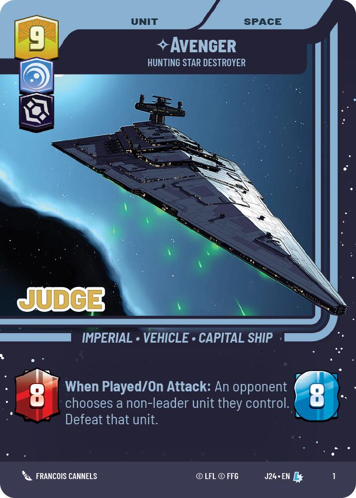 Avenger - Hunting Star Destroyer (1) (1) [Judge Promos] | Shuffle n Cut Hobbies & Games