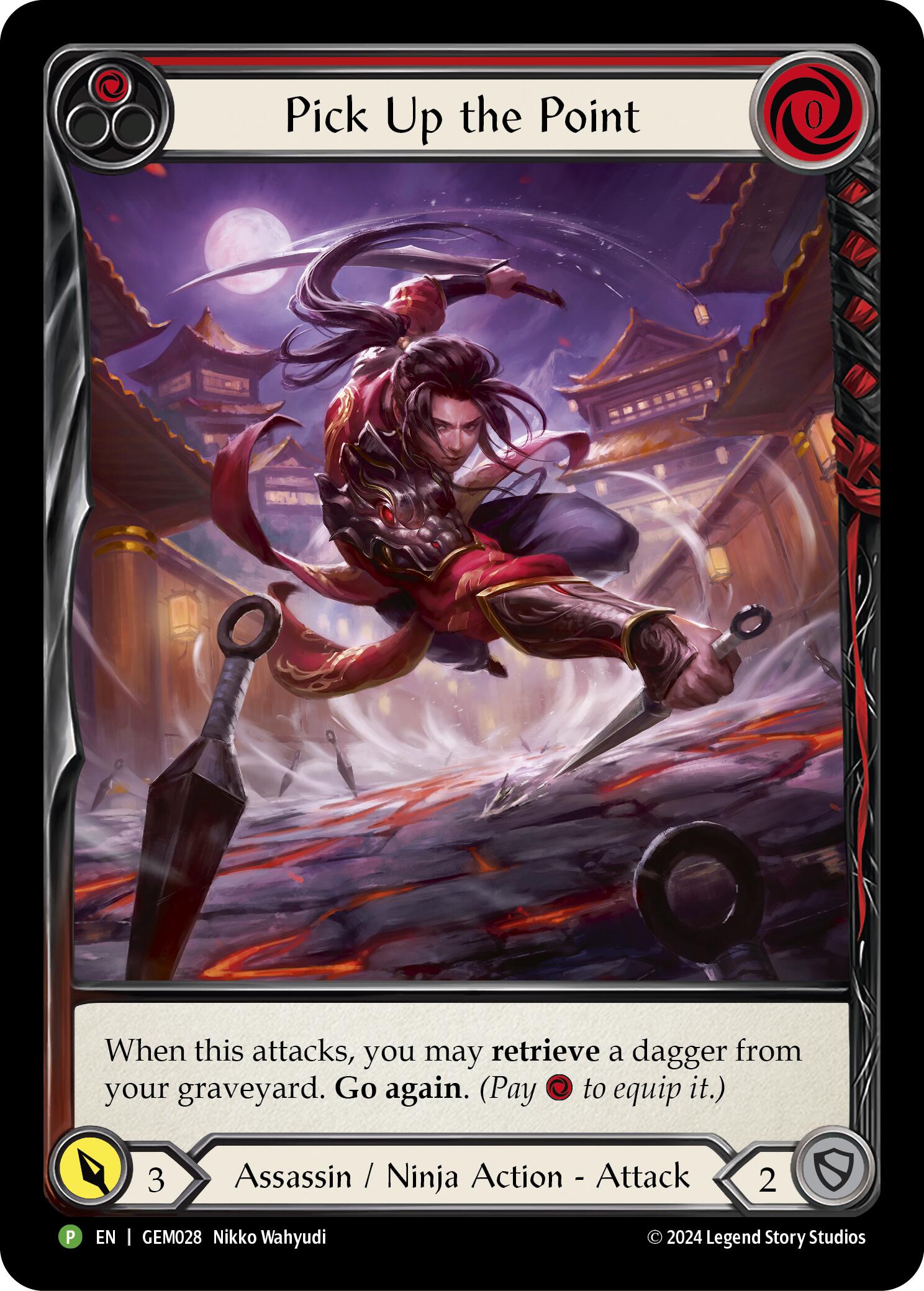 Pick Up the Point (Red) [GEM028] (GEM Pack 1)  Rainbow Foil | Shuffle n Cut Hobbies & Games