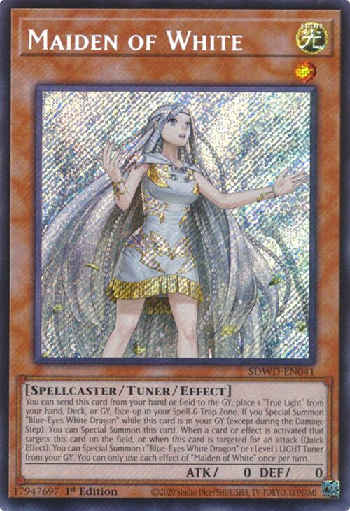 Maiden of White (Secret Rare) [SDWD-EN041] Secret Rare | Shuffle n Cut Hobbies & Games