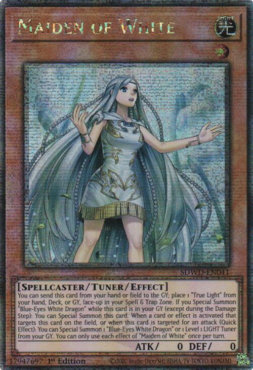 Maiden of White (Quarter Century Secret Rare) [SDWD-EN041] Quarter Century Secret Rare | Shuffle n Cut Hobbies & Games