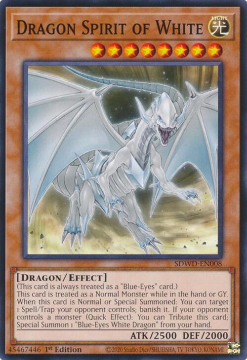 Dragon Spirit of White [SDWD-EN008] Common | Shuffle n Cut Hobbies & Games