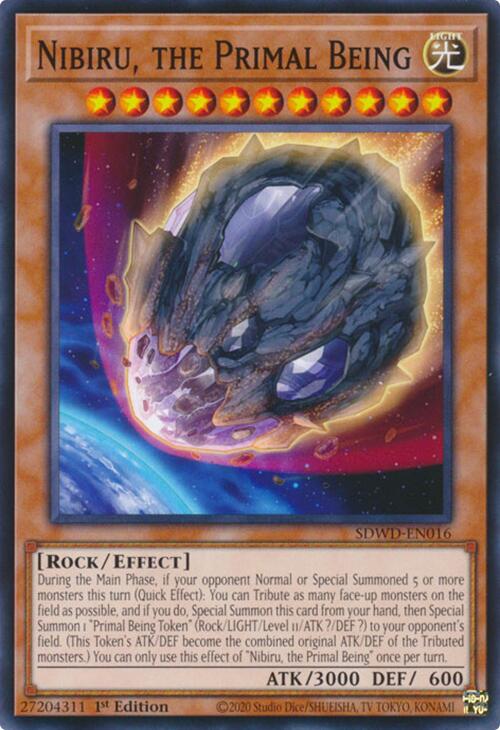 Nibiru, the Primal Being [SDWD-EN016] Common | Shuffle n Cut Hobbies & Games