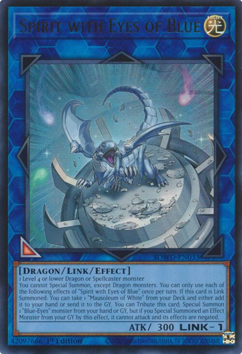 Spirit with Eyes of Blue [SDWD-EN033] Ultra Rare | Shuffle n Cut Hobbies & Games