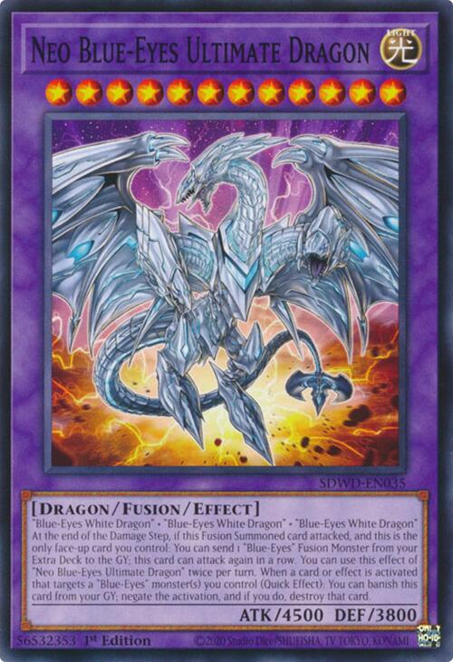 Neo Blue-Eyes Ultimate Dragon [SDWD-EN035] Common | Shuffle n Cut Hobbies & Games