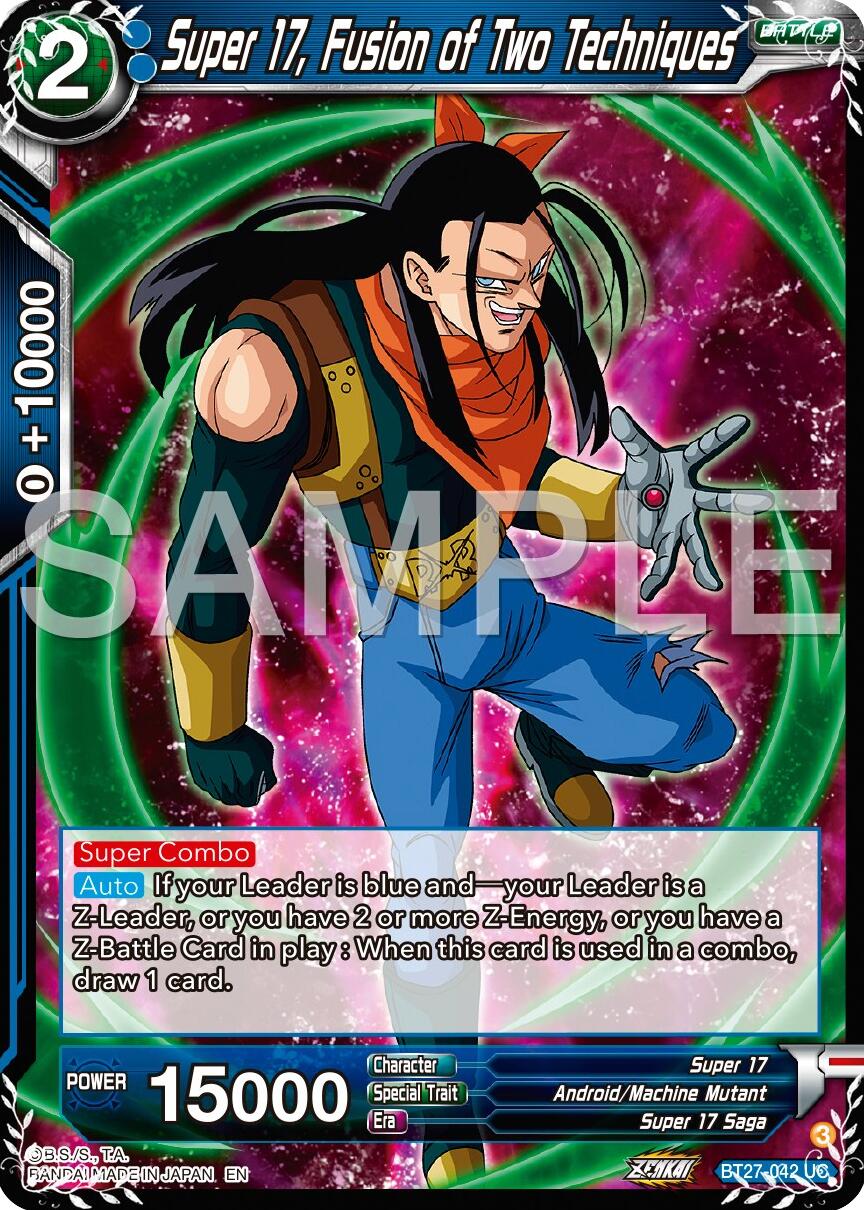 Super 17, Fusion of Two Techniques (BT27-042) [History of Z] | Shuffle n Cut Hobbies & Games