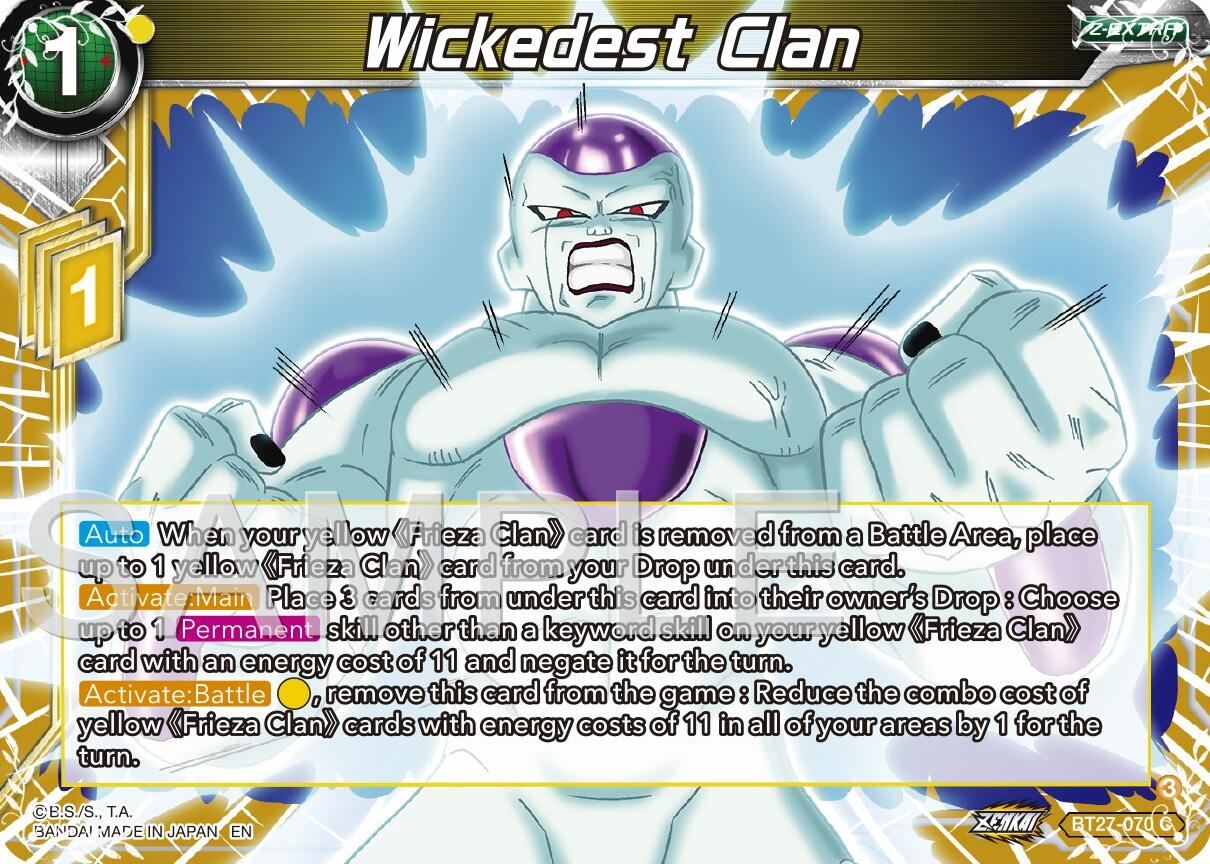 Wickedest Clan (BT27-070) [History of Z] | Shuffle n Cut Hobbies & Games