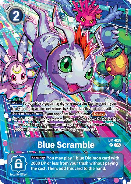 Blue Scramble [LM-028] (Alternate Art) [Starter Deck: Protector of Light] | Shuffle n Cut Hobbies & Games
