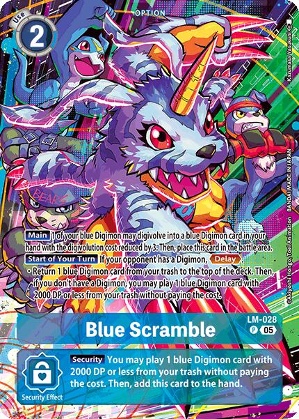Blue Scramble [LM-028] (Alternate Art) [Starter Deck: Hero of Hope] | Shuffle n Cut Hobbies & Games