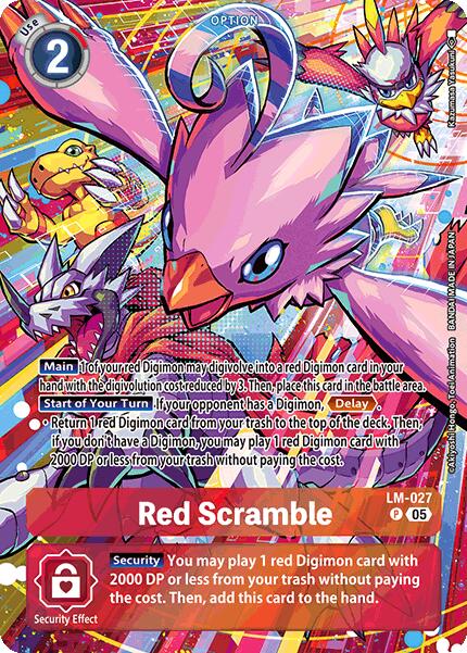 Red Scramble [LM-027] (Alternate Art) [Starter Deck: Hero of Hope] | Shuffle n Cut Hobbies & Games