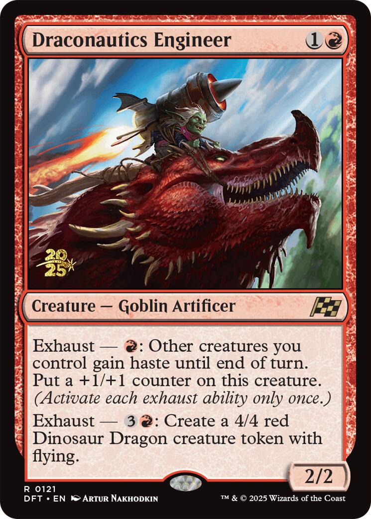 Draconautics Engineer [Aetherdrift Prerelease Promos] | Shuffle n Cut Hobbies & Games