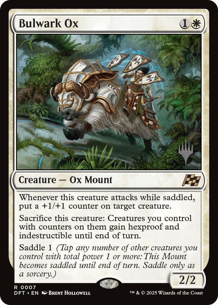 Bulwark Ox (Promo Pack) [Aetherdrift Promos] | Shuffle n Cut Hobbies & Games