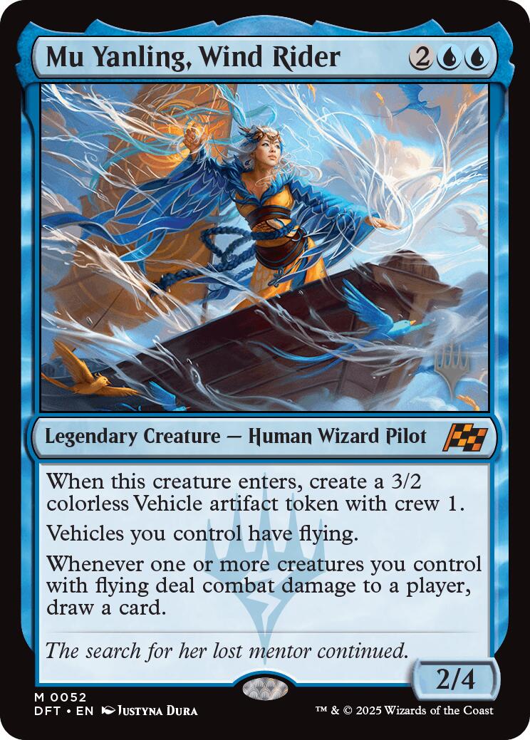 Mu Yanling, Wind Rider (Promo Pack) [Aetherdrift Promos] | Shuffle n Cut Hobbies & Games