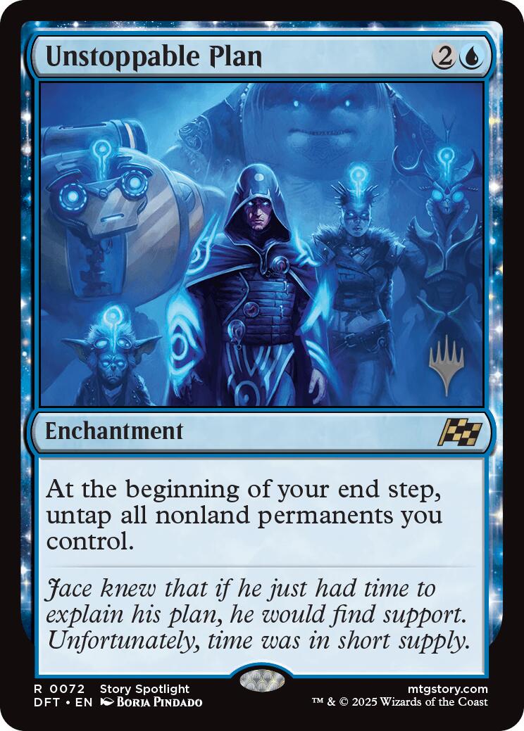 Unstoppable Plan (Promo Pack) [Aetherdrift Promos] | Shuffle n Cut Hobbies & Games