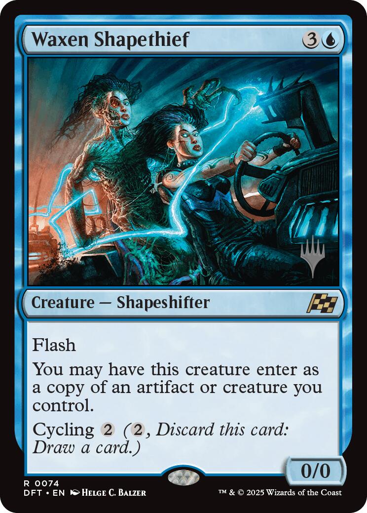 Waxen Shapethief (Promo Pack) [Aetherdrift Promos] | Shuffle n Cut Hobbies & Games
