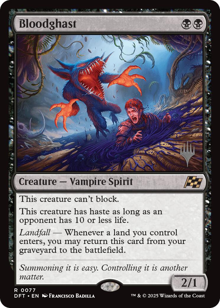 Bloodghast (Promo Pack) [Aetherdrift Promos] | Shuffle n Cut Hobbies & Games