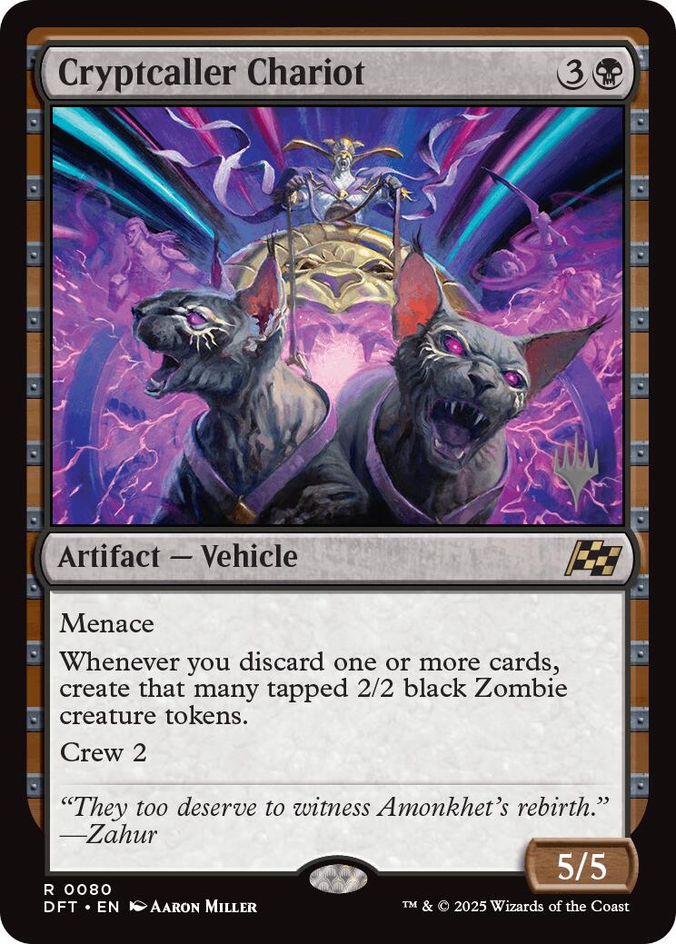 Cryptcaller Chariot (Promo Pack) [Aetherdrift Promos] | Shuffle n Cut Hobbies & Games