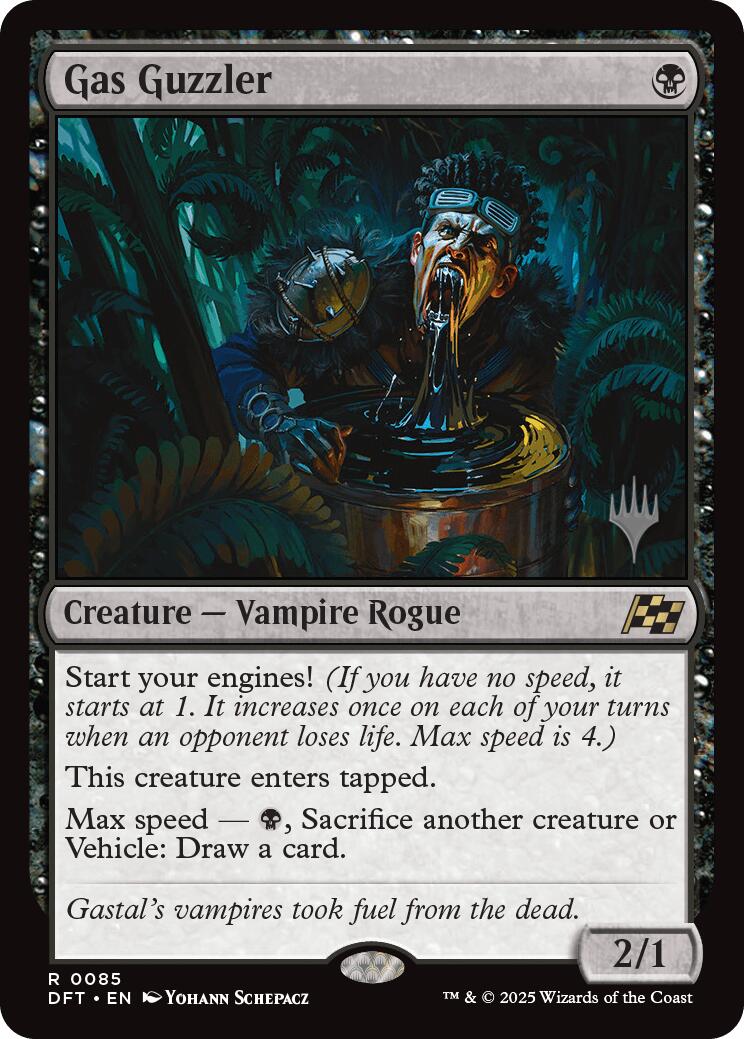 Gas Guzzler (Promo Pack) [Aetherdrift Promos] | Shuffle n Cut Hobbies & Games