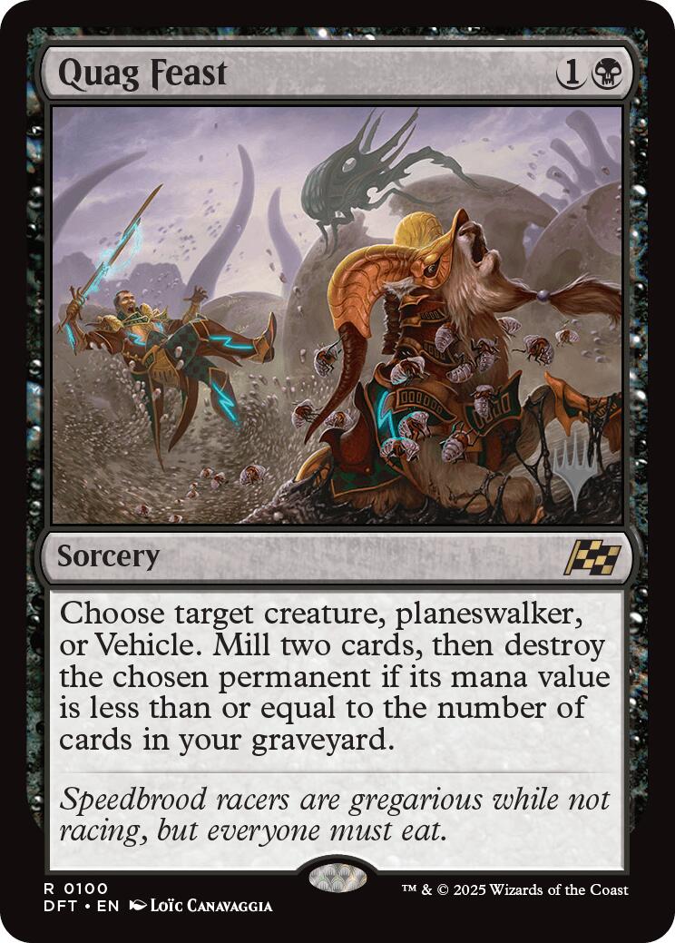 Quag Feast (Promo Pack) [Aetherdrift Promos] | Shuffle n Cut Hobbies & Games