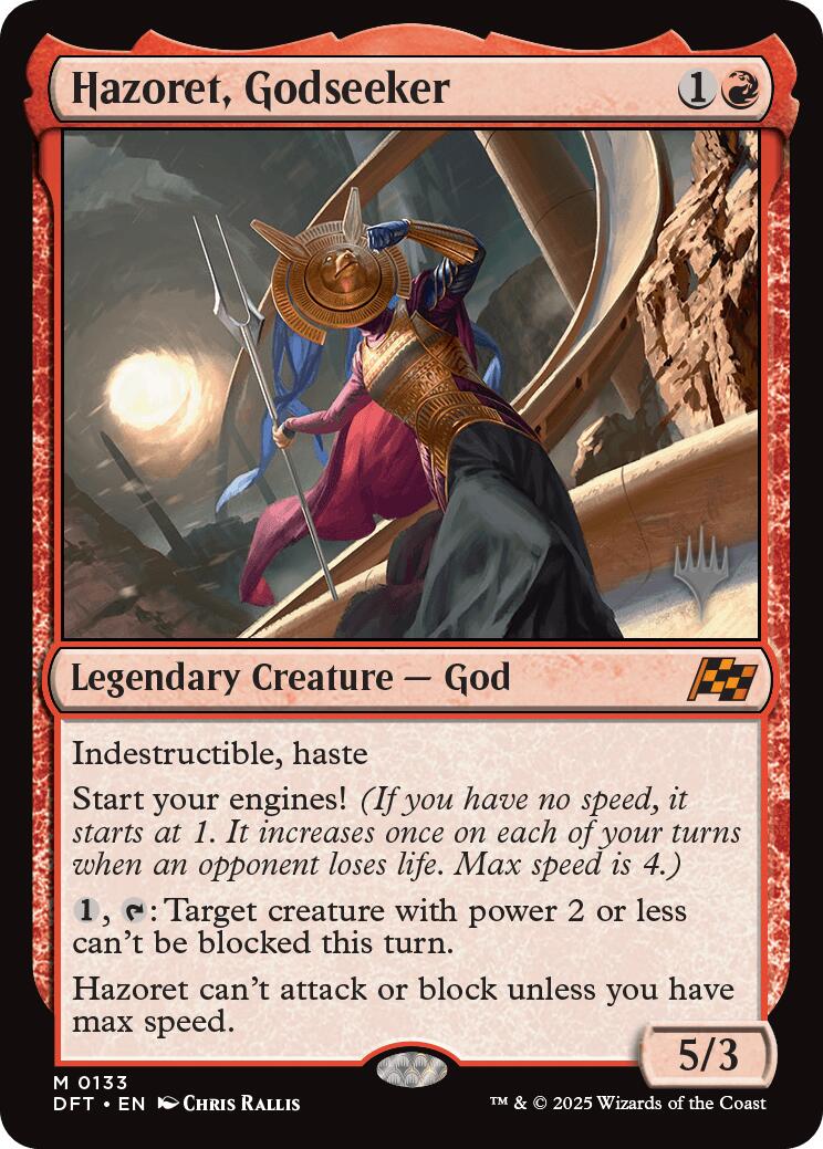 Hazoret, Godseeker (Promo Pack) [Aetherdrift Promos] | Shuffle n Cut Hobbies & Games