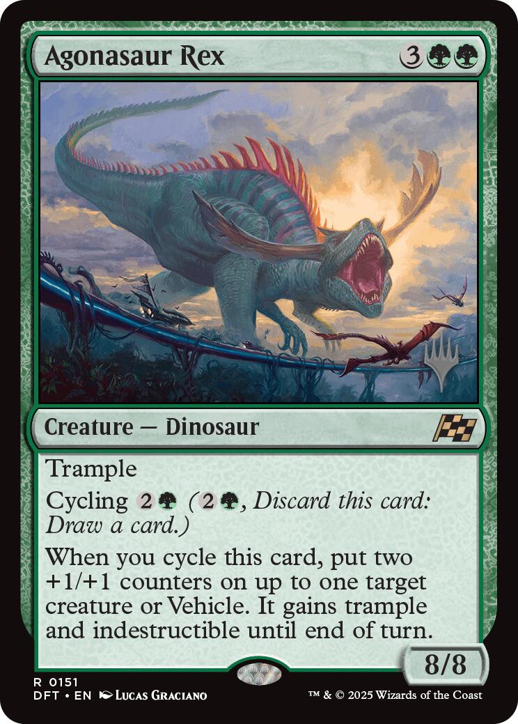 Agonasaur Rex (Promo Pack) [Aetherdrift Promos] | Shuffle n Cut Hobbies & Games