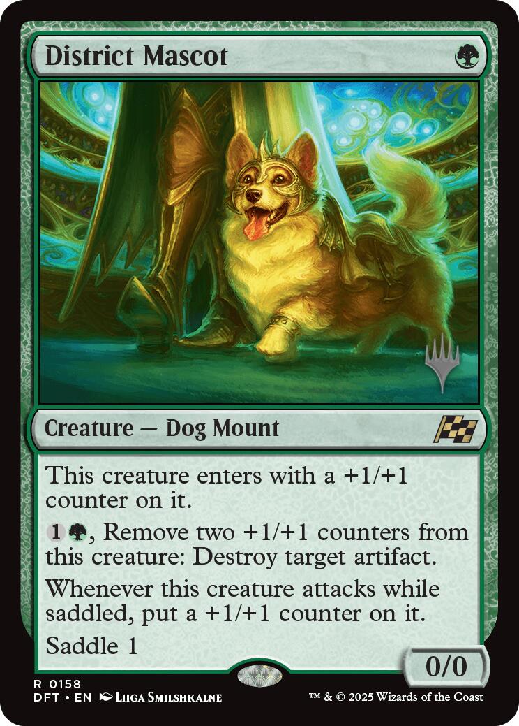 District Mascot (Promo Pack) [Aetherdrift Promos] | Shuffle n Cut Hobbies & Games