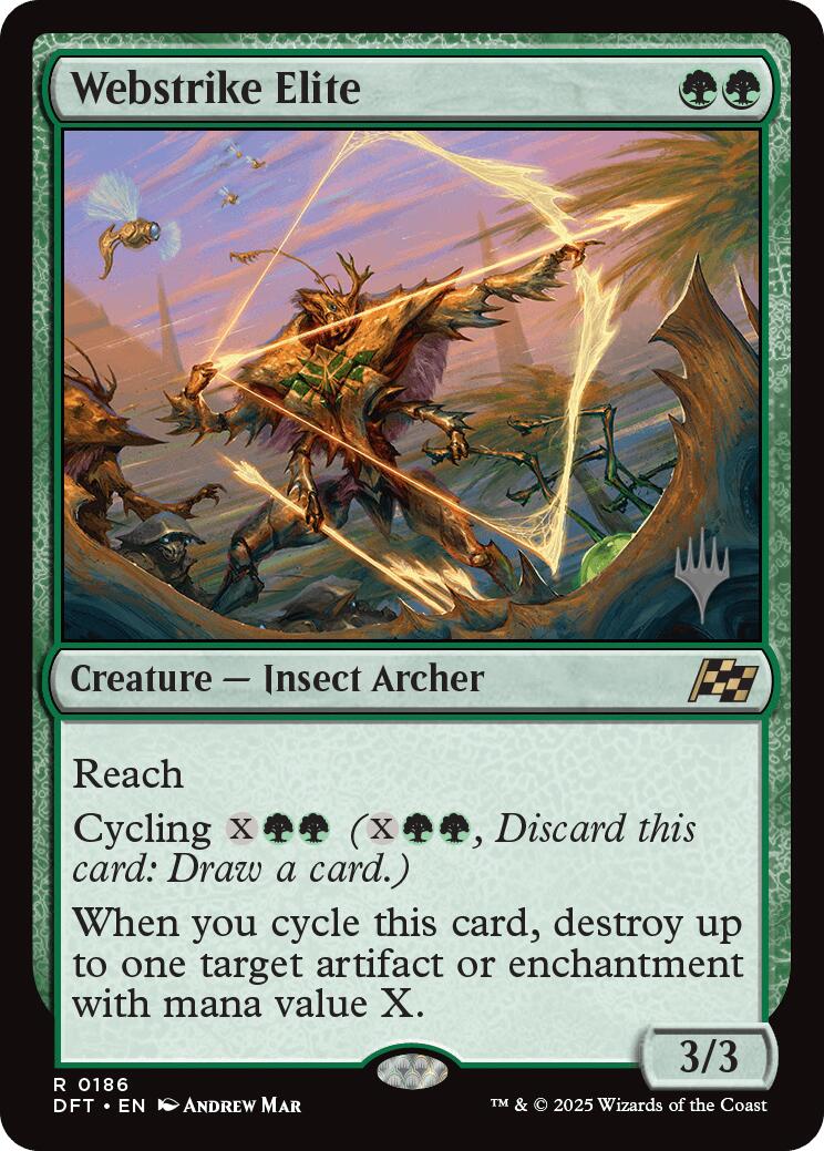 Webstrike Elite (Promo Pack) [Aetherdrift Promos] | Shuffle n Cut Hobbies & Games