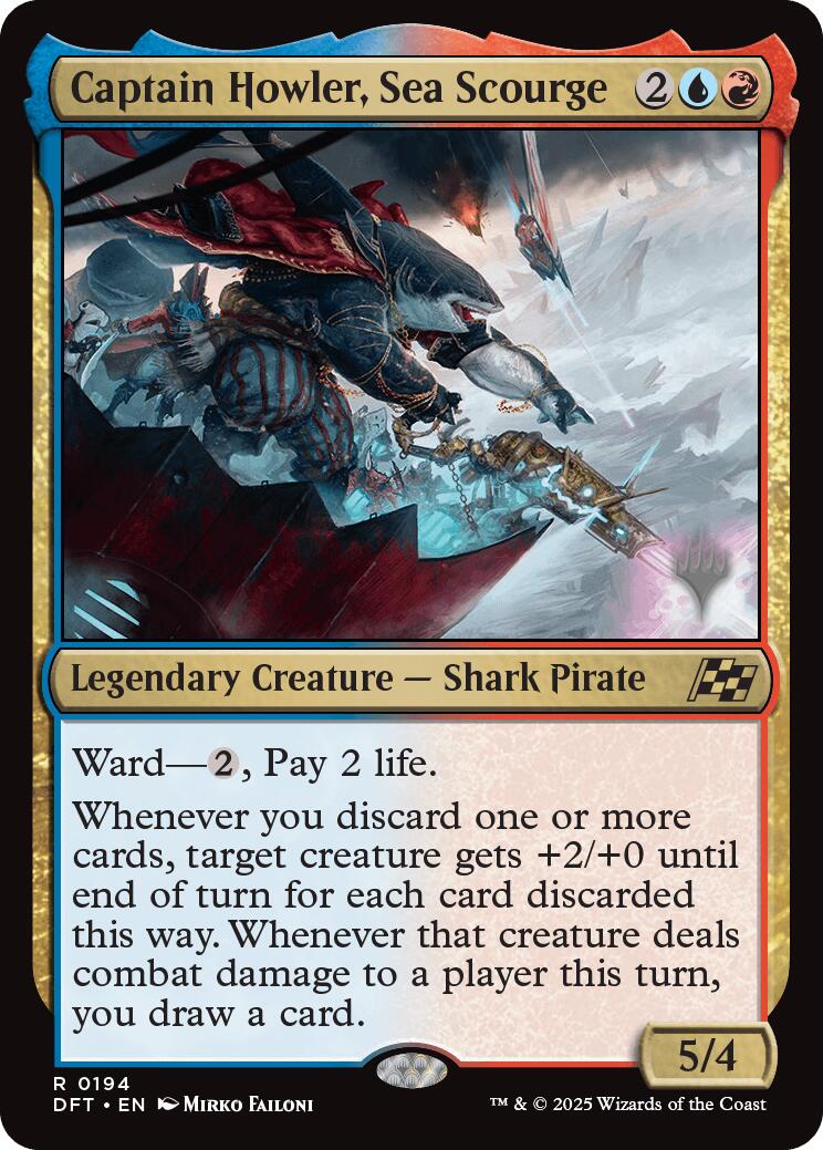 Captain Howler, Sea Scourge (Promo Pack) [Aetherdrift Promos] | Shuffle n Cut Hobbies & Games