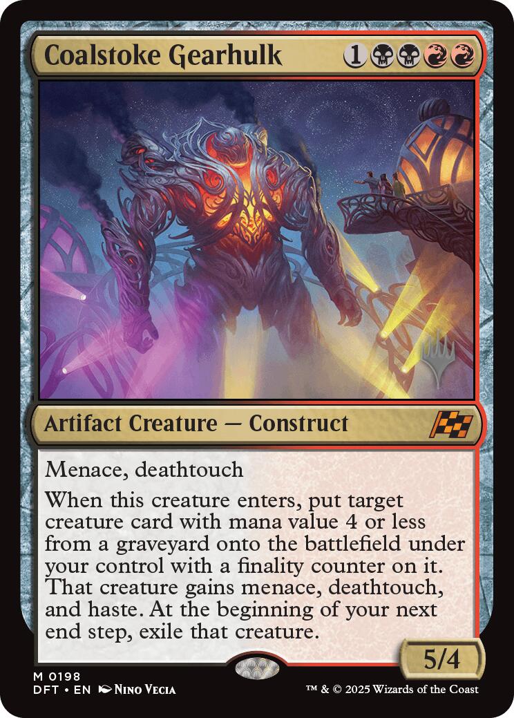 Coalstoke Gearhulk (Promo Pack) [Aetherdrift Promos] | Shuffle n Cut Hobbies & Games