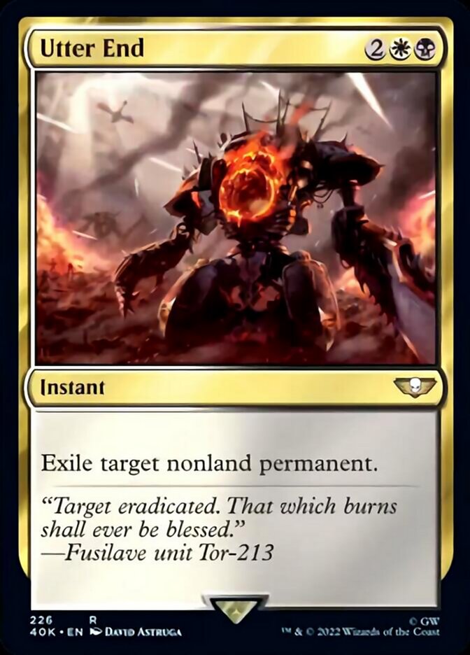 Utter End (Surge Foil) [Warhammer 40,000] | Shuffle n Cut Hobbies & Games