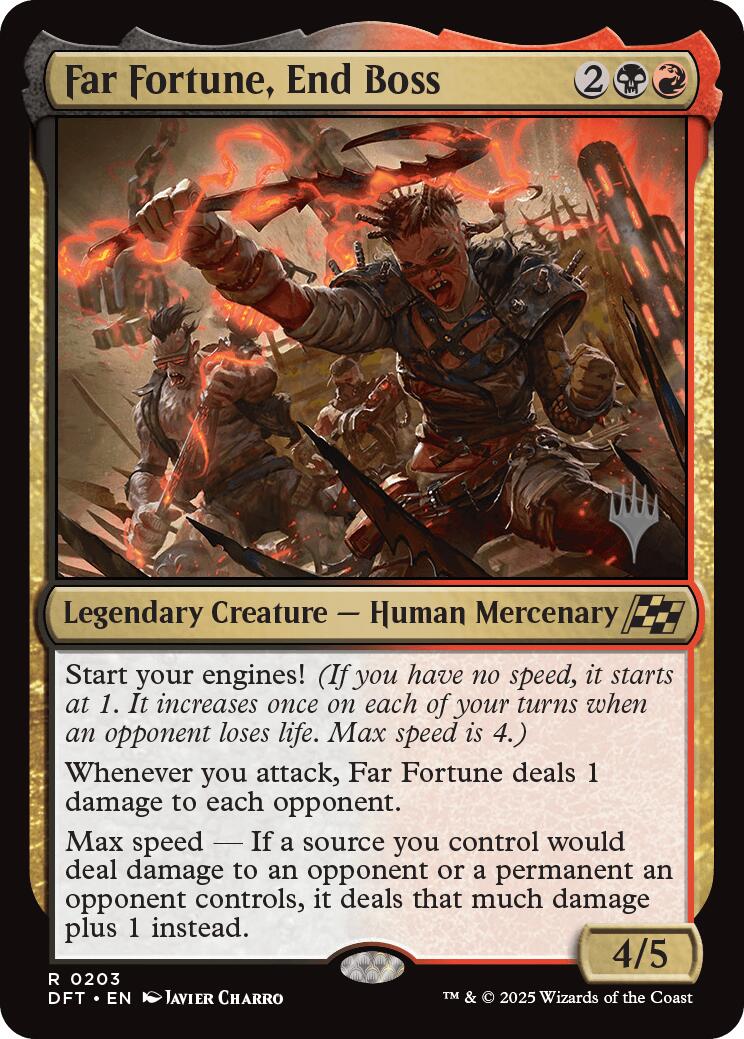 Far fortune, End Boss (Promo Pack) [Aetherdrift Promos] | Shuffle n Cut Hobbies & Games