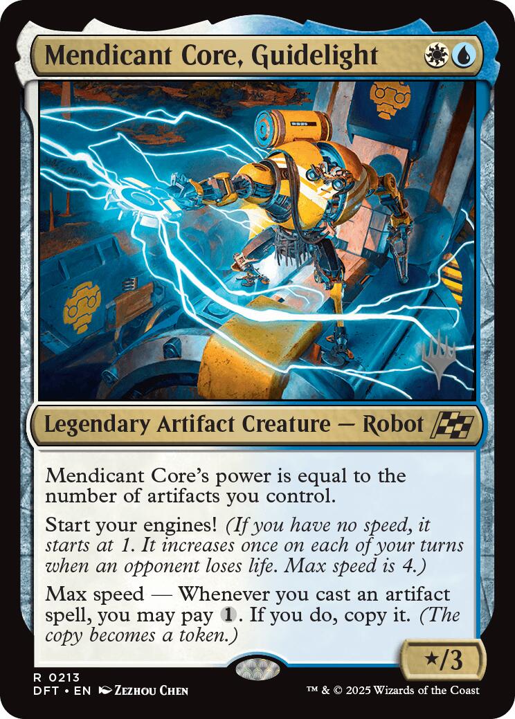 Mendicant Core, Guidelight (Promo Pack) [Aetherdrift Promos] | Shuffle n Cut Hobbies & Games