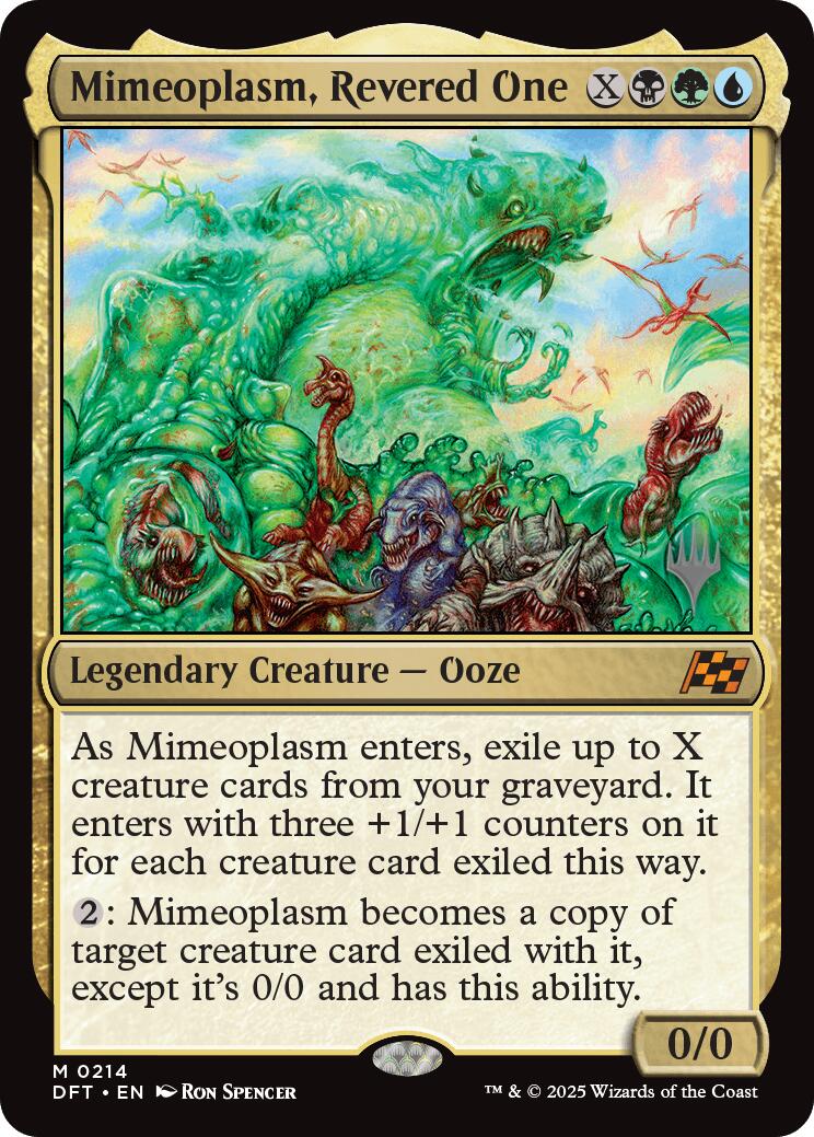 Mimeoplasm, Revered One (Promo Pack) [Aetherdrift Promos] | Shuffle n Cut Hobbies & Games
